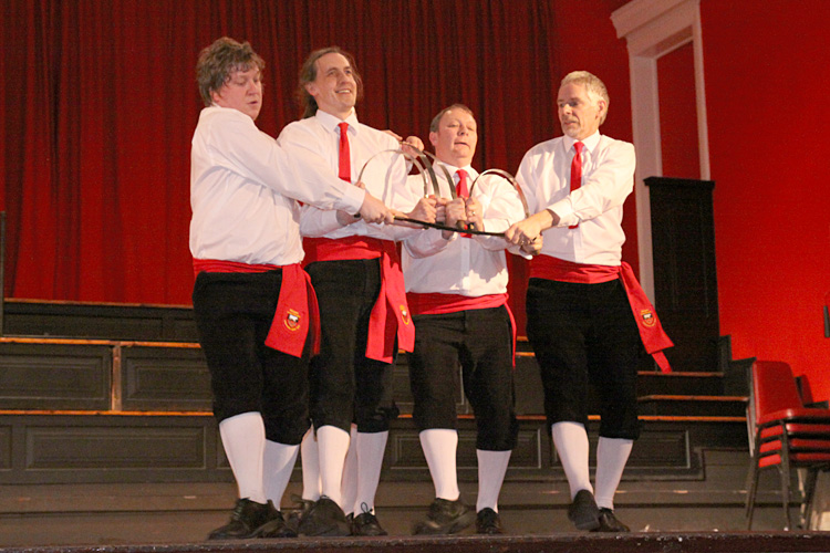 Photograph of Sallyport Sword Dancers