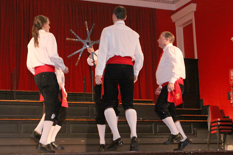 Photograph of Sallyport Sword Dancers