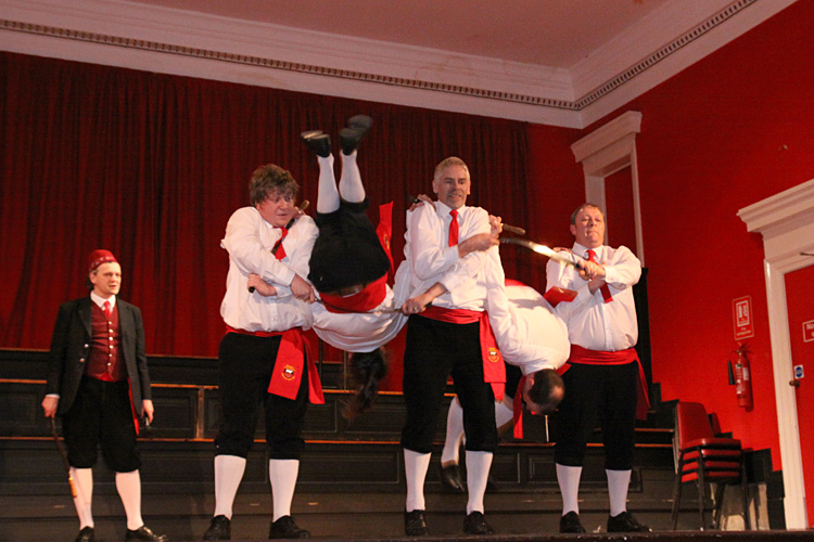 Photograph of Sallyport Sword Dancers